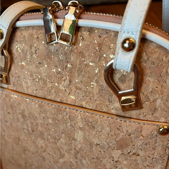 Miztique Daisy Cork Convertible
Backpack Purse Natural Tan & White Color main image 8